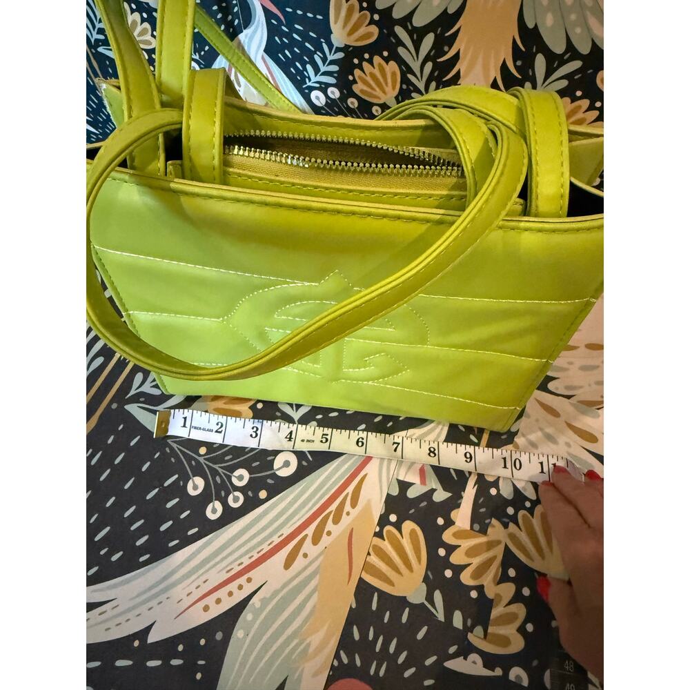 Telfar highlighter yellow bag. Small size - Picture 8 of 9